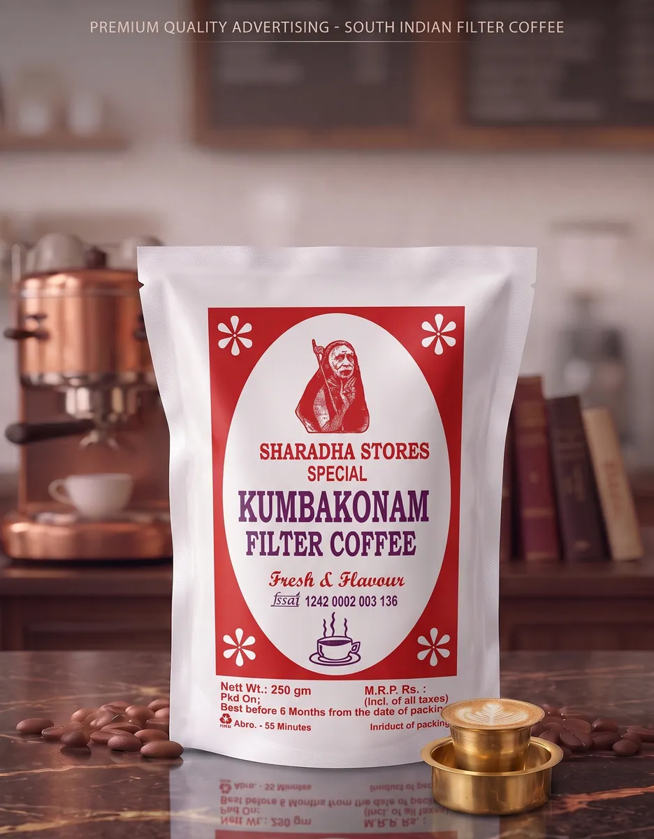Sharadha Kumbakonam Filter Coffee - Authentic South Indian Filter Coffee